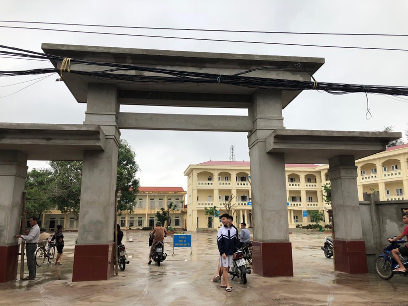 Trường Tiểu học Văn Tự, huyện Thường Tín. Ảnh: T.G