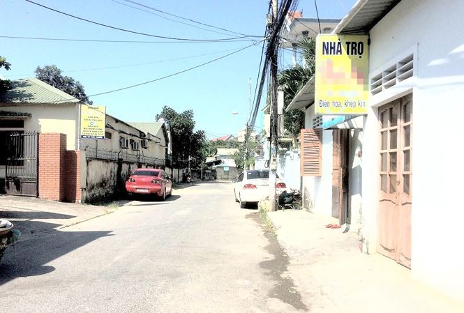 Nhà nghỉ ở đường Hỉa Triều phường 1, TP Đông Hà, nơi xảy ra vụ việc