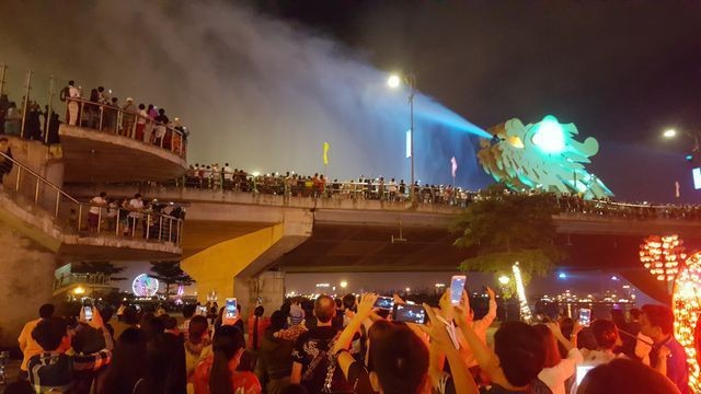 Cầu Rồng dừng phun lửa trong 5 đêm diễn ra lễ hội pháo hoa quốc tế