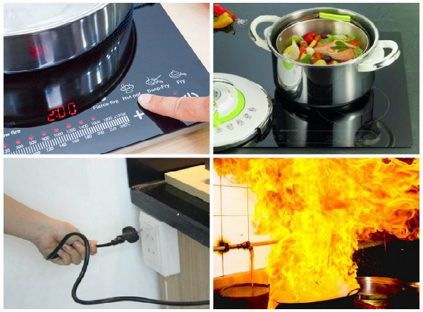 Sai lầm khi sử dụng bếp điện từ dễ gây nguy hiểm tính mạng
