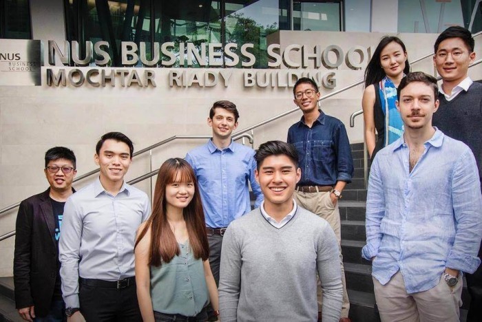 Một lớp học MBA tại Trường ĐH Tổng hợp Quốc gia Singapore (NUS), có 88% sinh viên quốc tế