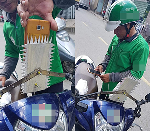 Cách xe ôm công nghệ chống cướp ở Sài Gòn