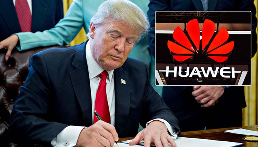 Tổng thống Mỹ Donald Trump ký sắc lệnh cấm các công ty Mỹ sử dụng thiết bị của Huawei