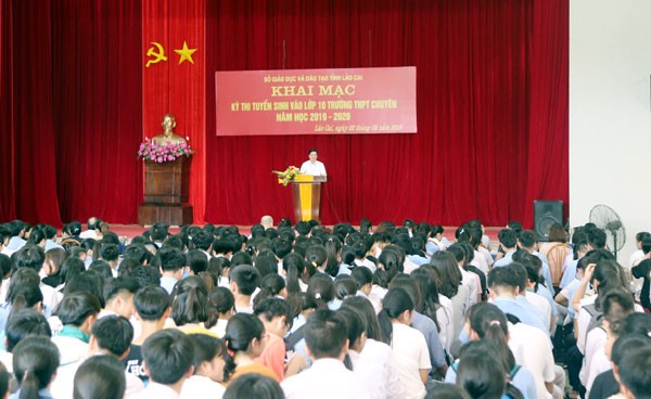 Lào Cai: Hơn 6.200 thí sinh tham gia kỳ thi tuyển sinh vào lớp 10