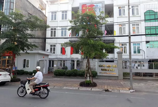 Trụ sở UBND phường Đề Thám (TP.Thái Bình) nơi đối tượng Dương đang làm việc