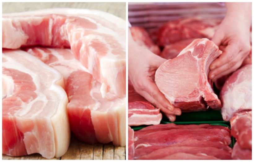 Cách chọn thịt lợn ngon không chất tạo nạc, không hóa chất 