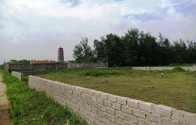 Một trong những diện tích đất ở xã Quảng Thái, huyện Quảng Xương được ông Công giao trái quy định.