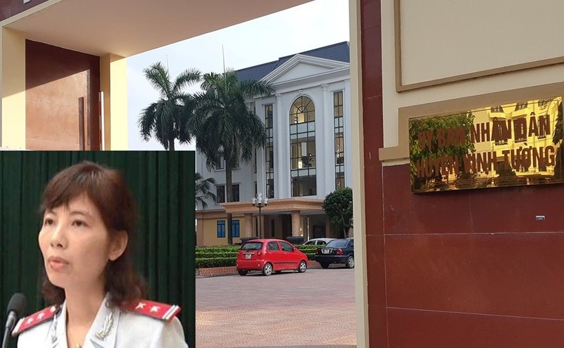Bà Nguyễn Thị Kim Anh bị khởi tố do có hành vi nhận hối lộ khi thanh tra tại  huyện Vĩnh Tường.