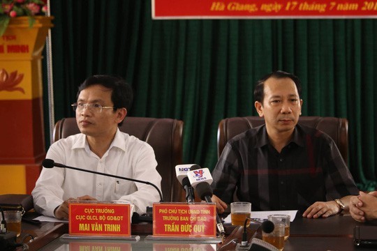 Gian lận thi cử Hà Giang: Cảnh cáo Phó chủ tịch tỉnh và Cựu Giám đốc Sở GD&ĐT