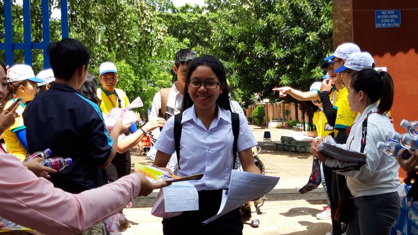 Các thí sinh dự thi THPT quốc gia 2019 tại Đắk Lắk.