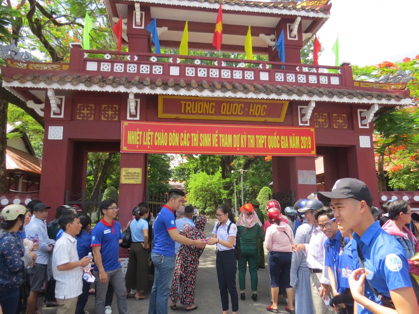 Trường THPT Quốc học Huế dẫn đầu tỉnh Thừa Thiên Huế về số lượng thí sinh đạt điểm cao, trong đó có 6 học sinh đạt điểm trên 28