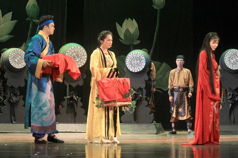 “Kiều” đã được cố NSND Anh Tú dàn dựng trên sân khấu Nhà hát Kịch Việt Nam