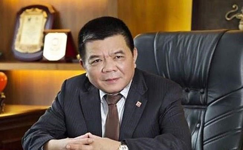 Bị can Trần Bắc Hà khi còn là Chủ tịch Ngân hàng Đầu tư và Phát triển Việt Nam (BIDV)