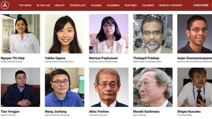 Tiến sĩ Nguyễn Thị Hiệp là một trong 100 nhà khoa học tiêu biểu châu Á năm 2019 - Ảnh chụp màn hình