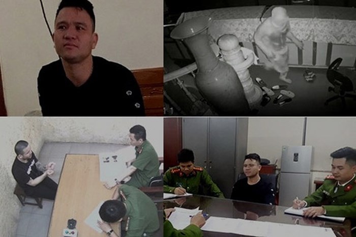 Những hình ảnh về “siêu trộm” Nguyễn Văn Năm khi bị bắt, lấy lời khai và quá trình đột nhập hiệu vàng.