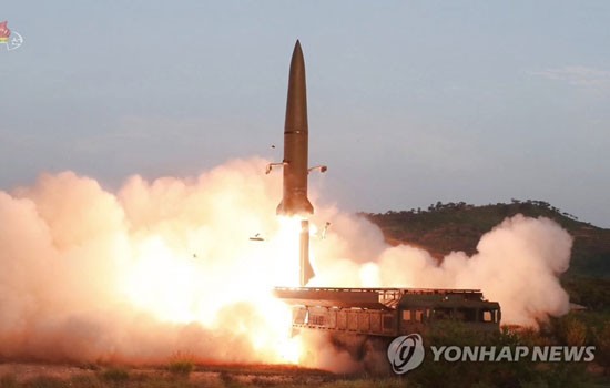 Triều Tiên tiếp tục bắn thử 2 tên lửa đạn đạo tầm ngắn loại mới từ khu vực Wonsan
