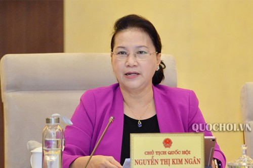 Chủ tịch QH Nguyễn Thị Kim Ngân cho rằng, tuổi nghỉ hưu phải tính đến các yếu tố sức khoẻ, khả năng làm việc của người lao động, thị trường lao động, giải quyết việc làm, an sinh xã hội.