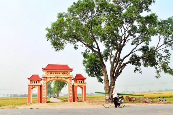 Phong trào xây cổng làng ở Bắc Giang phát triển rộng khắp
