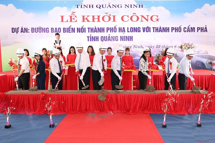 Quảng Ninh làm đường bao biển nối TP Hạ Long với TP Cẩm Phả.