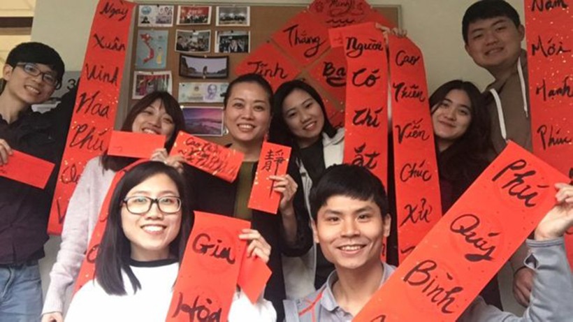 Sinh viên học tiếng Việt ở ITI - Trung tâm đào tạo nhân tài