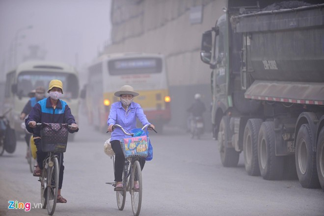 Chất lượng không khí ở Hà Nội đặc biệt xấu trong 1 tuần qua. Ảnh minh họa: Lê Hiếu.