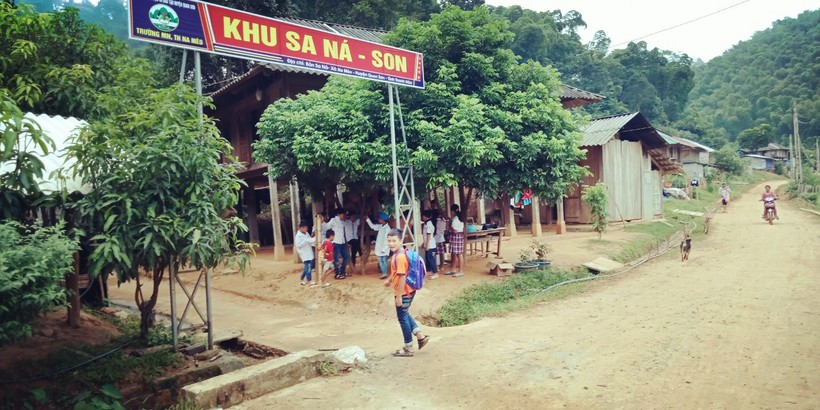 Điểm trường Khu Son - Sa Ná (Trường Tiểu học Na Mèo) đã ổn định để đón học sinh đến lớp