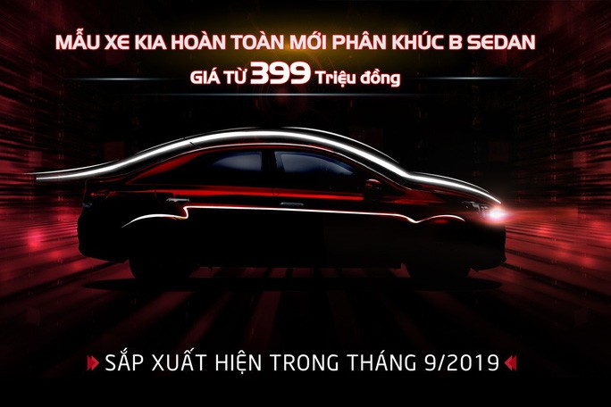 Kia Việt Nam chính thức nhận đặt hàng mẫu B-Sedan hoàn toàn mới, giá chỉ từ 399 triệu đồng