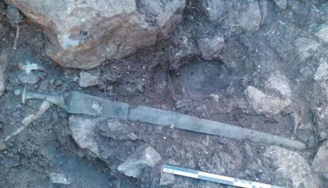 Thanh kiếm hơn 3.000 tuổi phát hiện tại Tây Ban Nha.