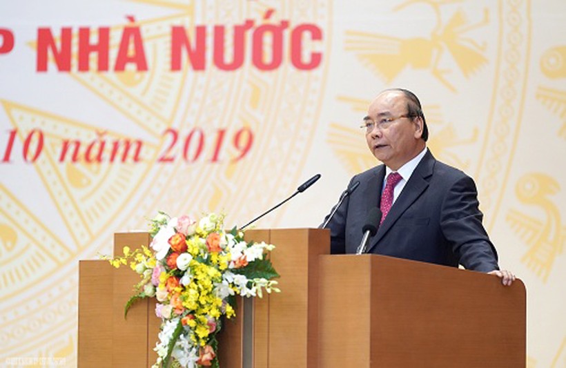 Thủ tướng Nguyễn Xuân Phúc chủ trì và phát biểu chỉ đạo tại Hội nghị đổi mới, nâng cao hiệu quả hoạt động của doanh nghiệp Nhà nước