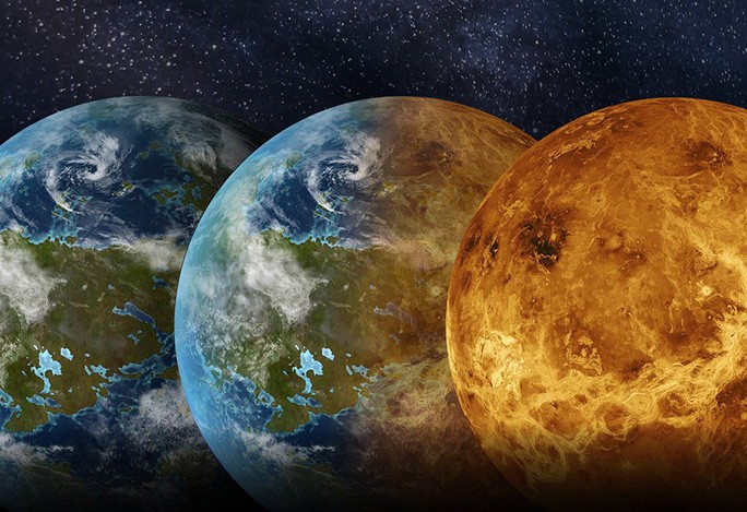 Sao Kim có thực sự là một hành tinh xanh giống trái đất? - Ảnh đồ họa từ NASA.