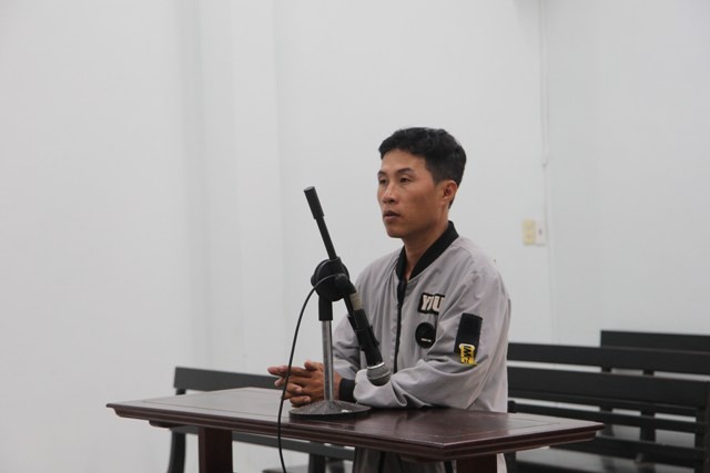 Bị cáo Huỳnh Khương tại tòa.