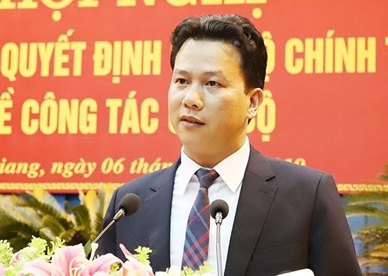 Ông Đặng Quốc Khánh giữ chức vụ Trưởng Đoàn đại biểu
Quốc hội khóa XIV tỉnh Hà Giang. Ảnh: vietnamnet.vn.
