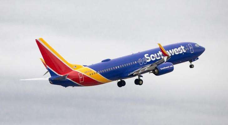 Máy bay của hãng hàng không giá rẻ Mỹ Southwest Airlines (Ảnh: Getty).