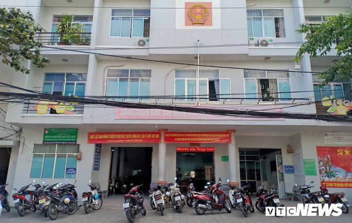 Trụ sở UBND phường Hòa Thuận Đông.