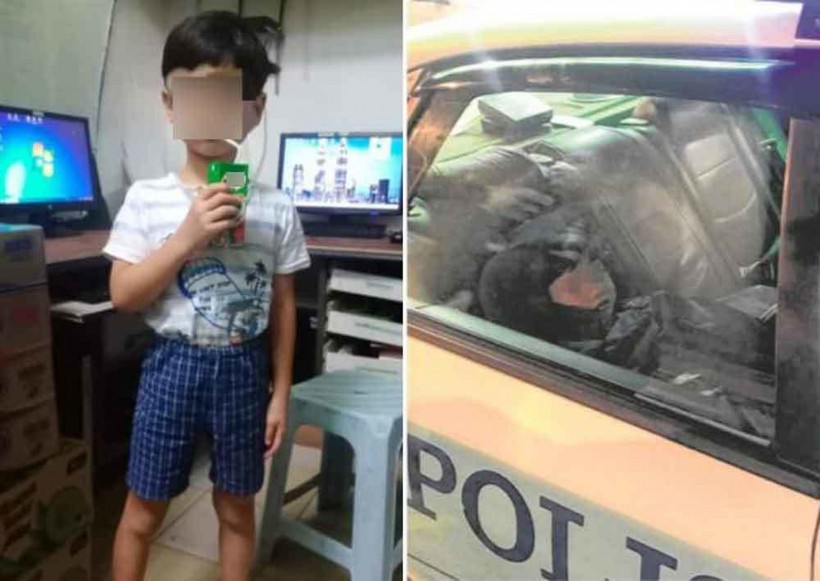 Cậu bé Singapore bị bỏ quên ở trạm xăng khi đi du lịch.