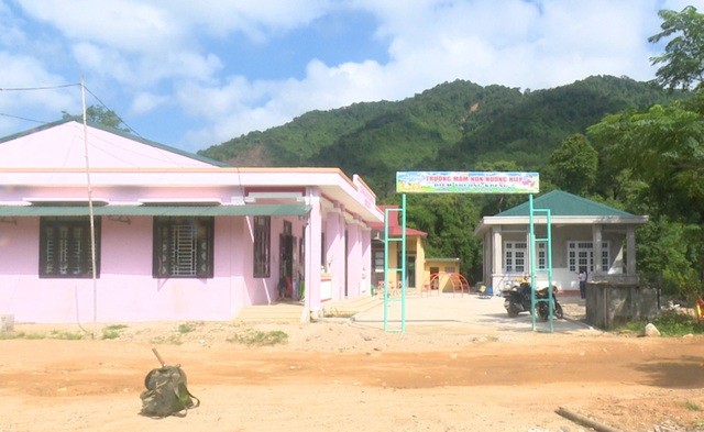 Điểm trường mầm non tại thôn Kreng 2, xã Hướng Hiệp, huyện Đakrông, tỉnh Quảng Trị.