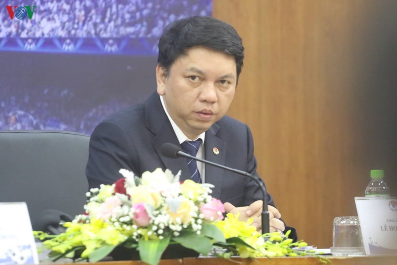 Tổng thư ký VFF - Lê Hoài Anh (Ảnh: Trần Tiến). 
