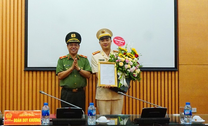CAHN điều động Thượng tá Nguyễn Thành Long giữ chức vụ Trưởng Công an quận Nam Từ Liêm