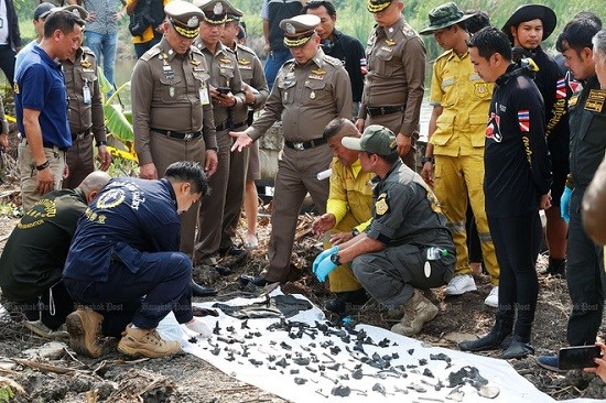 Kinh hoàng phát hiện 288 khúc xương dưới ao gần nhà nghi phạm giết người