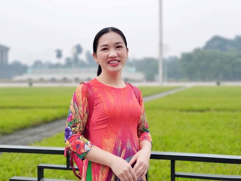 Cô Nguyễn Thị Ánh Ngọc luôn tươi cười dù gặp phải bất cứ chuyện gì.