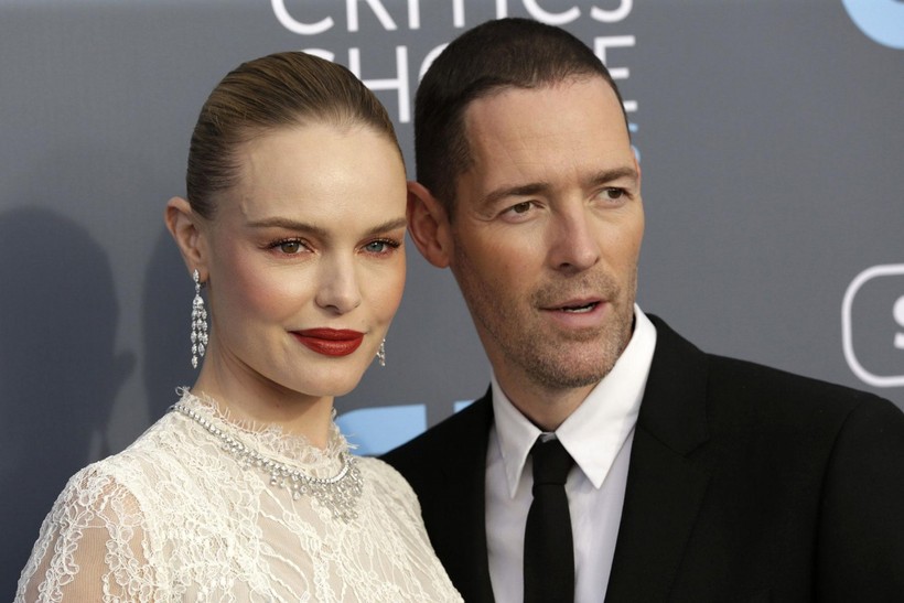 Kate Bosworth và chồng, nhà làm phim người Mỹ Michael Polish. 