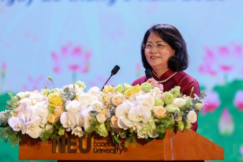  Phó Chủ tịch nước Đặng Thị Ngọc Thịnh phát biểu tại Đại hội.