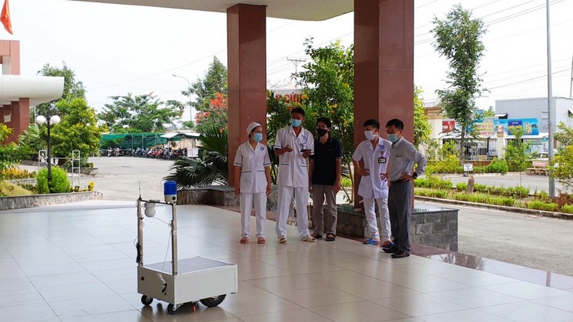 Robot được thực nghiệm tại Bệnh viện Lao và Bệnh phổi TP Cần Thơ.