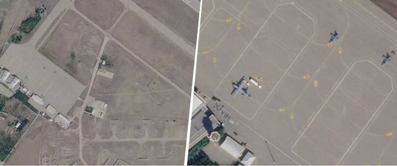 Ảnh vệ tinh từ sân bay của Azerbaijan