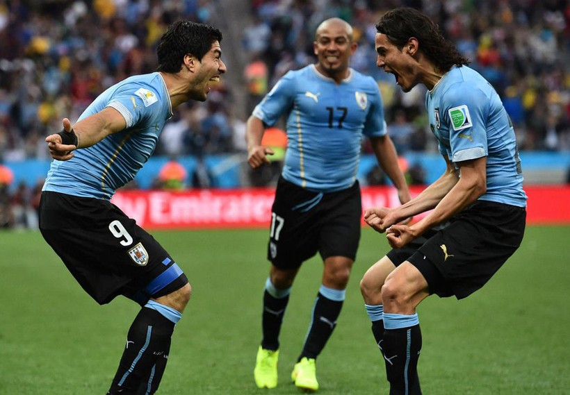 Cavani và Suarez hiện là 2 chân sút vĩ đại nhất lịch sử đội tuyển Uruguay.