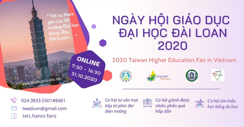 Ngày hội giáo dục Đại học Đài Loan năm 2020
