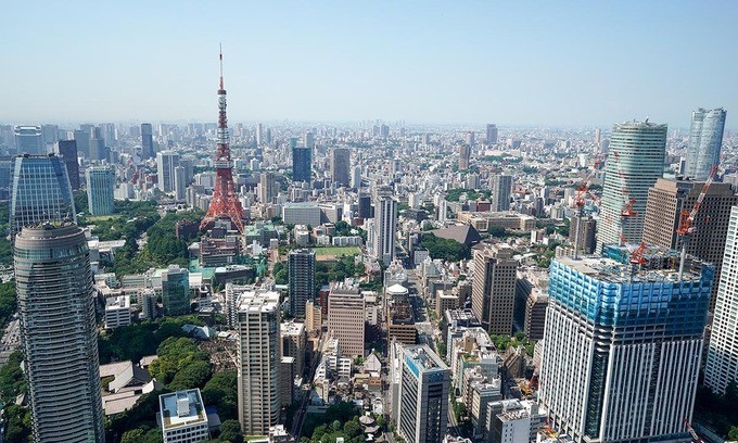 Thị trường bất động sản thương mại tại thủ đô Tokyo, Nhật Bản. Ảnh:Reuters.