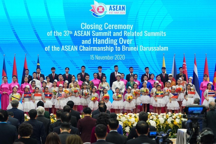 Lễ bế mạc Hội nghị Cấp cao ASEAN 37 và các hội nghị liên quan. Ảnh: Quang Hiếu