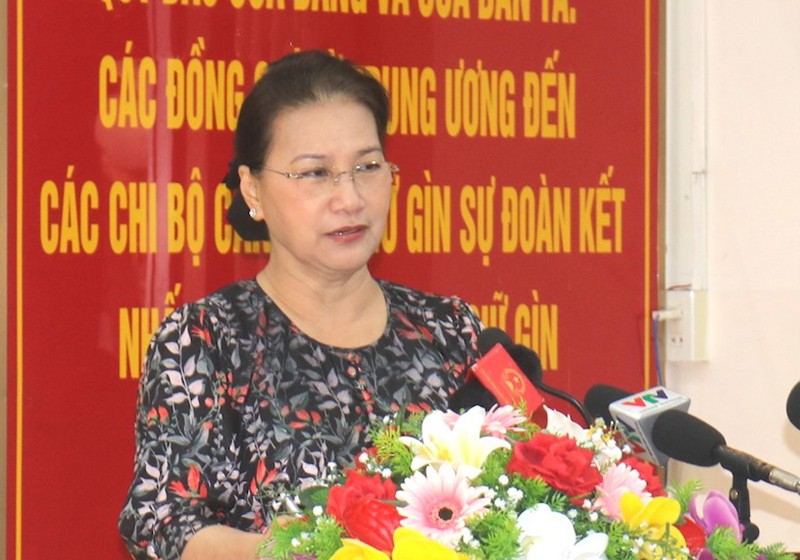 Chủ tịch Quốc hội Nguyễn Thị Kim Ngân trả lời cử tri 