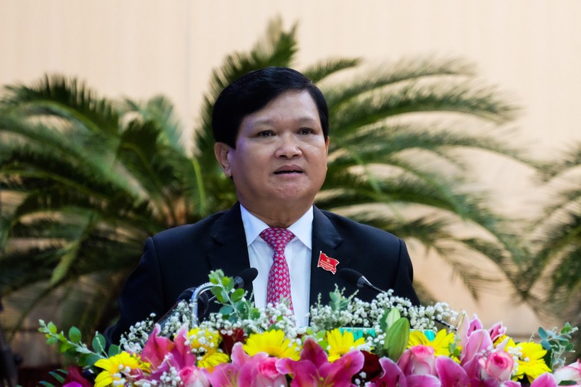  Ông Nguyễn Nho Trung – Chủ tịch UBND TP Đà Nẵng phát biểu khai mạc kỳ họp.